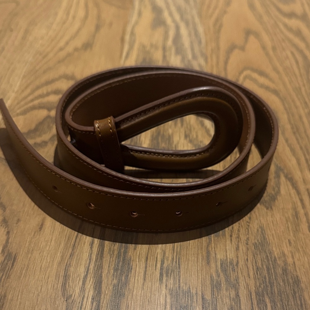 Halogen Genuine Leather Belt size S
